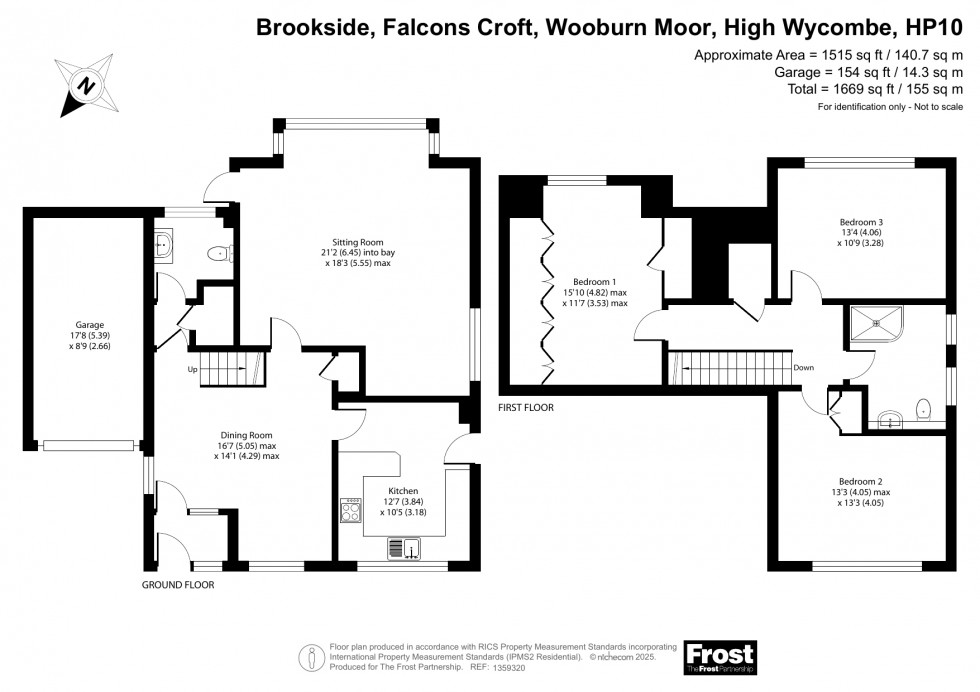 Floorplan for Wooburn Moor, High Wycombe, HP10