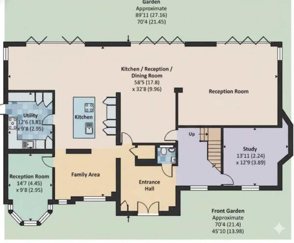 Floorplan for High Wycombe, Buckinghamshire, HP11