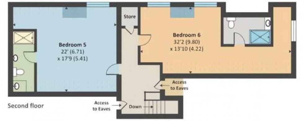 Floorplan for High Wycombe, Buckinghamshire, HP11