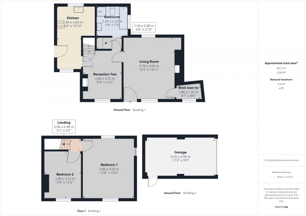 Floorplan for High Wycombe, Buckinghamshire, HP11