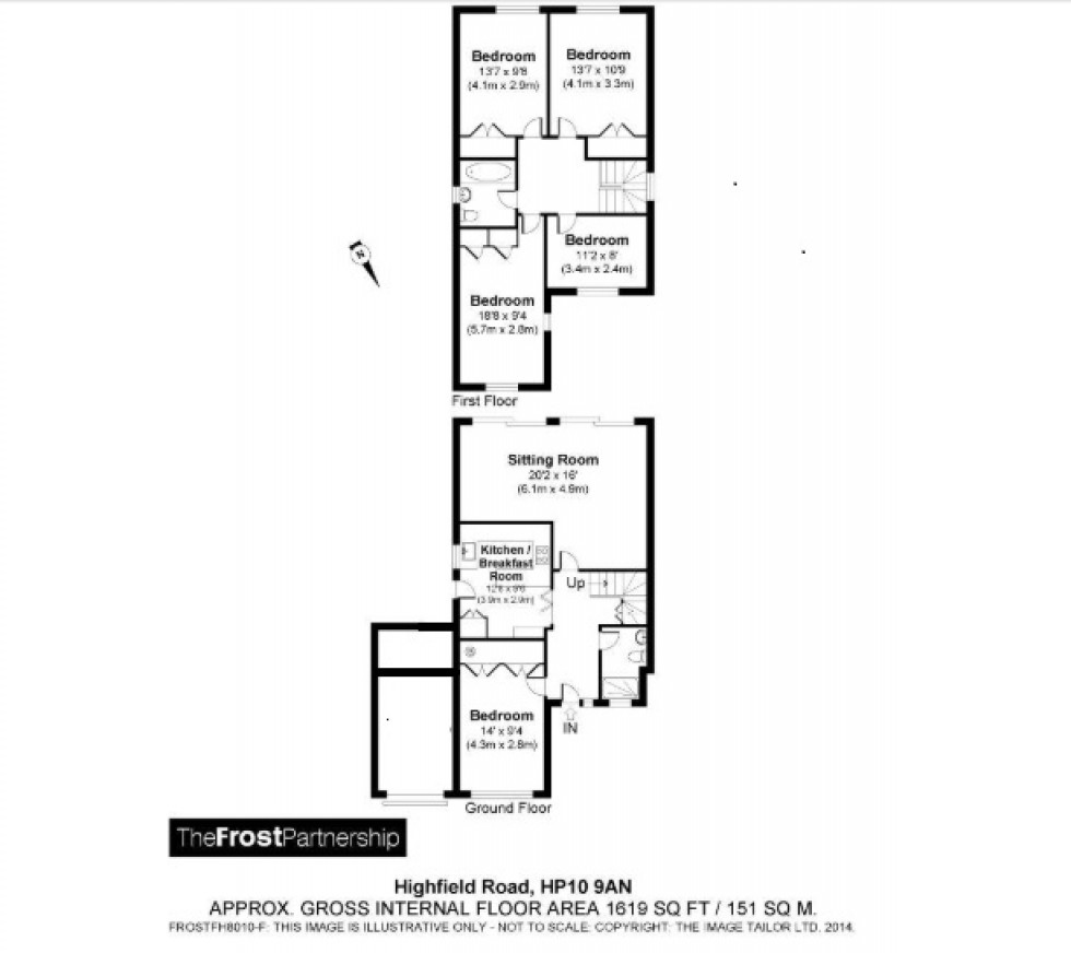 Floorplan for Flackwell Heath, High Wycombe, HP10