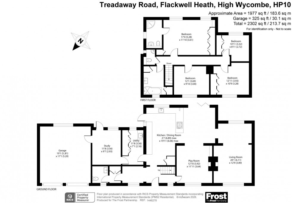 Floorplan for Flackwell Heath, High Wycombe, HP10