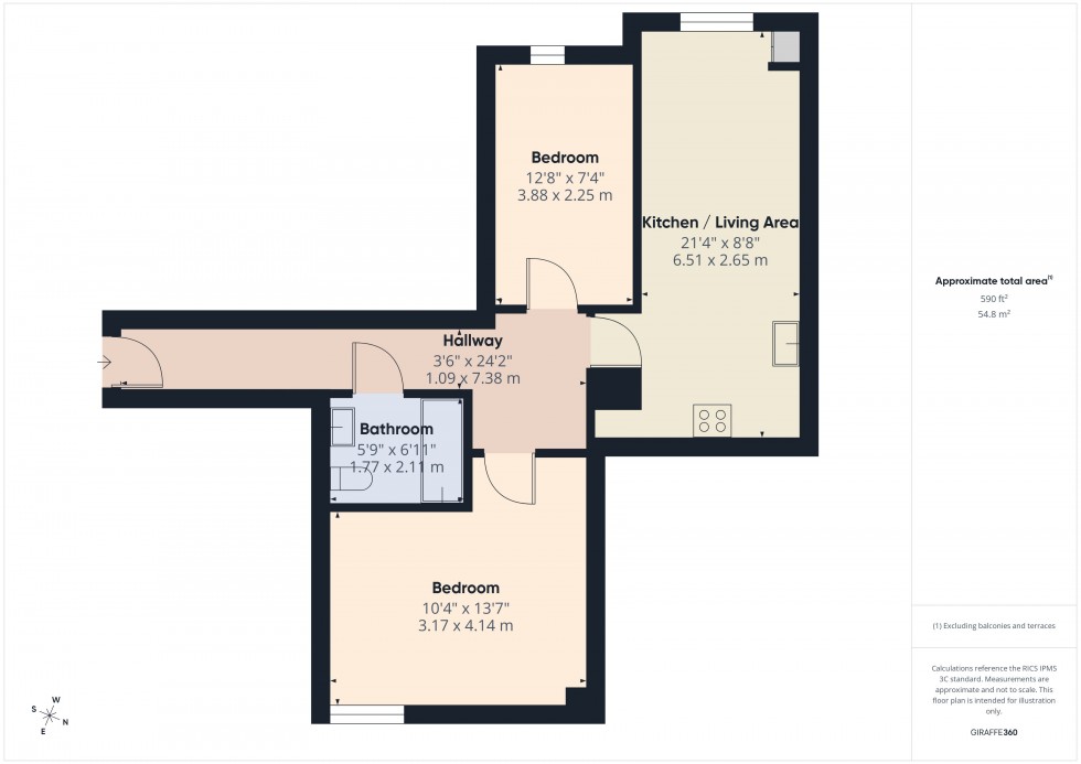 Floorplan for Loudwater, High Wycombe, HP10
