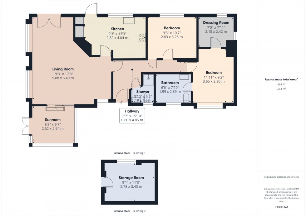 Floorplan for Whitehouse Lane, Wooburn Moor, HP10