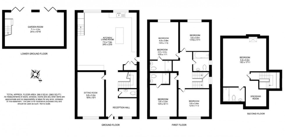Floorplan for High Wycombe, Buckinghamshire, HP13