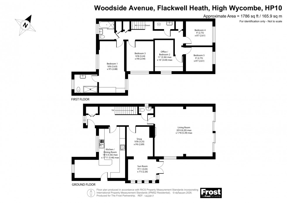 Floorplan for Flackwell Heath, High Wycombe, HP10