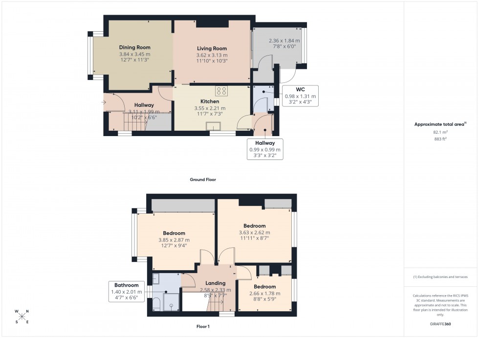 Floorplan for Loudwater, High Wycombe, HP10