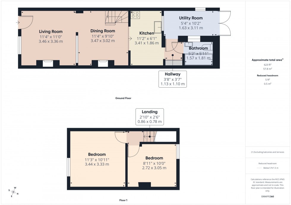 Floorplan for Flackwell Heath, High Wycombe, HP10