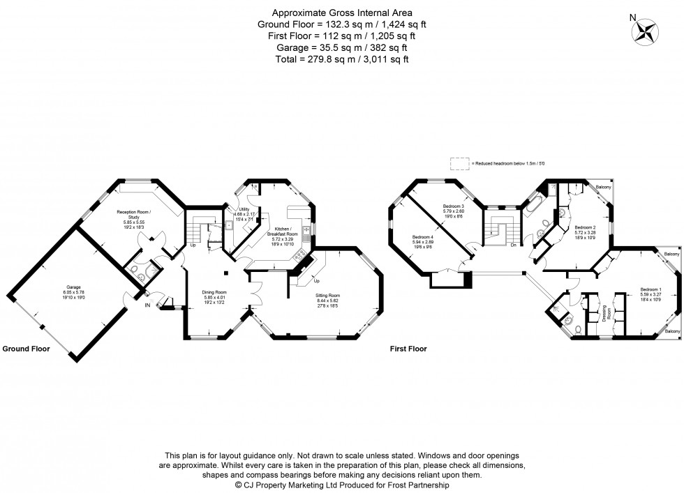 Floorplan for Bourne End, Buckinghamshire, SL8