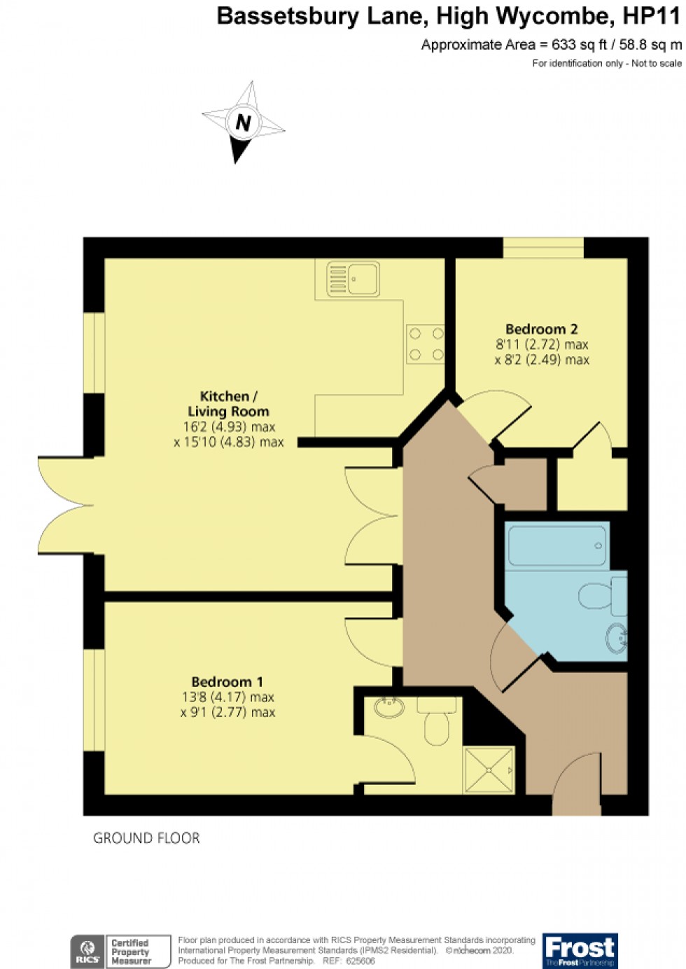 Floorplan for High Wycombe, Buckinghamshire, HP11