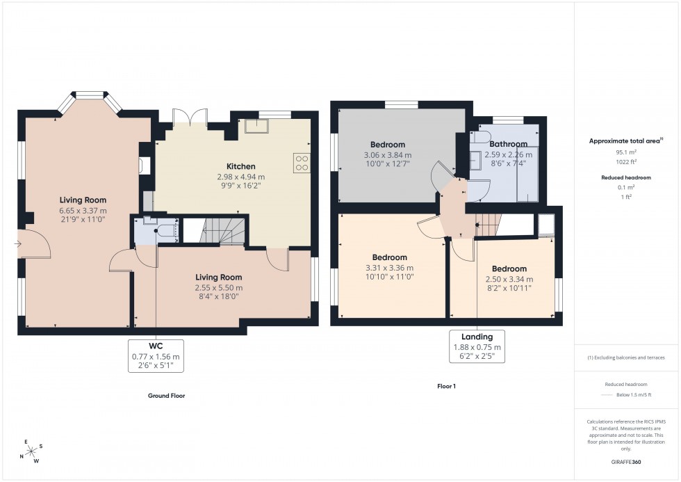 Floorplan for Flackwell Heath, High Wycombe, HP10