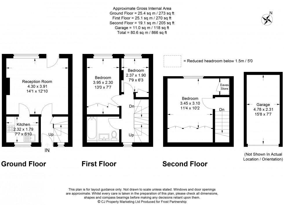 Floorplan for Wooburn Green, High Wycombe, HP10