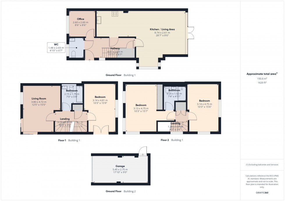 Floorplan for High Wycombe, Buckinghamshire, HP11