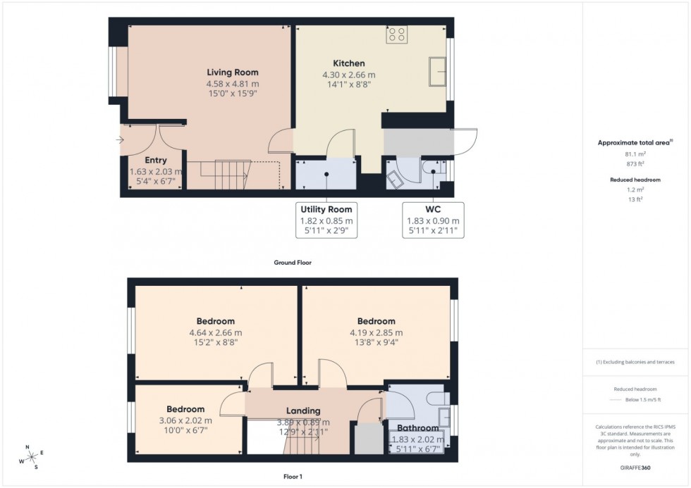 Floorplan for Loudwater, High Wycombe, HP10