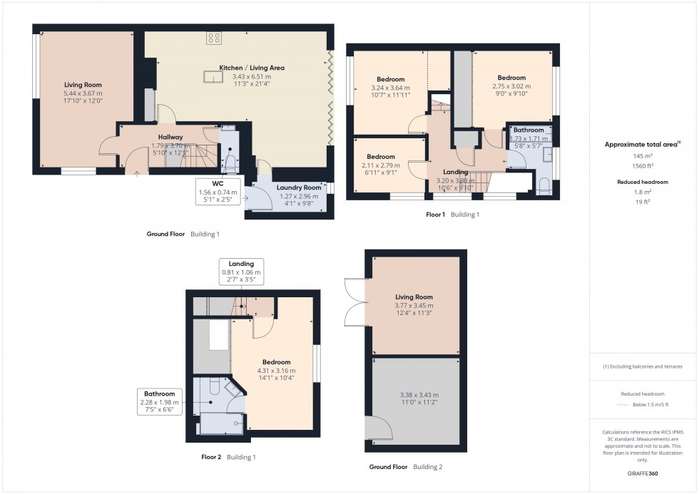 Floorplan for Bourne End, Buckinghamshire, SL8