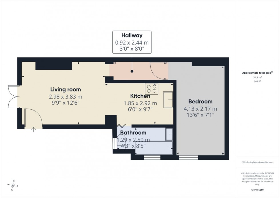 Floorplan for High Wycombe, Buckinghamshire, HP13