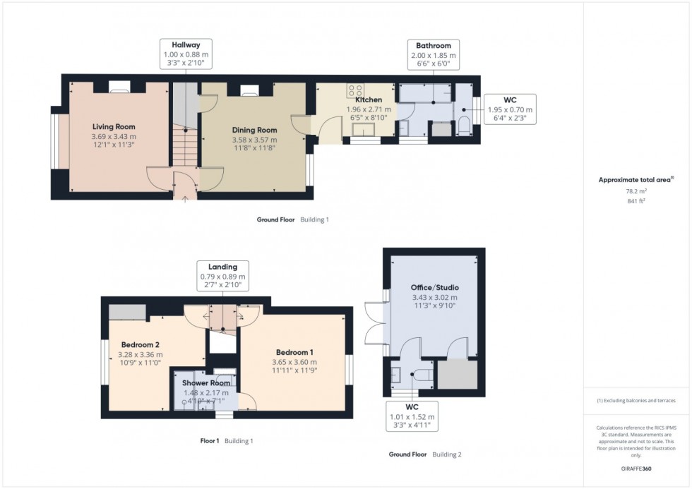 Floorplan for Flackwell Heath, High Wycombe, HP10