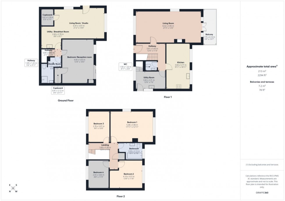 Floorplan for Loudwater, High Wycombe, HP10