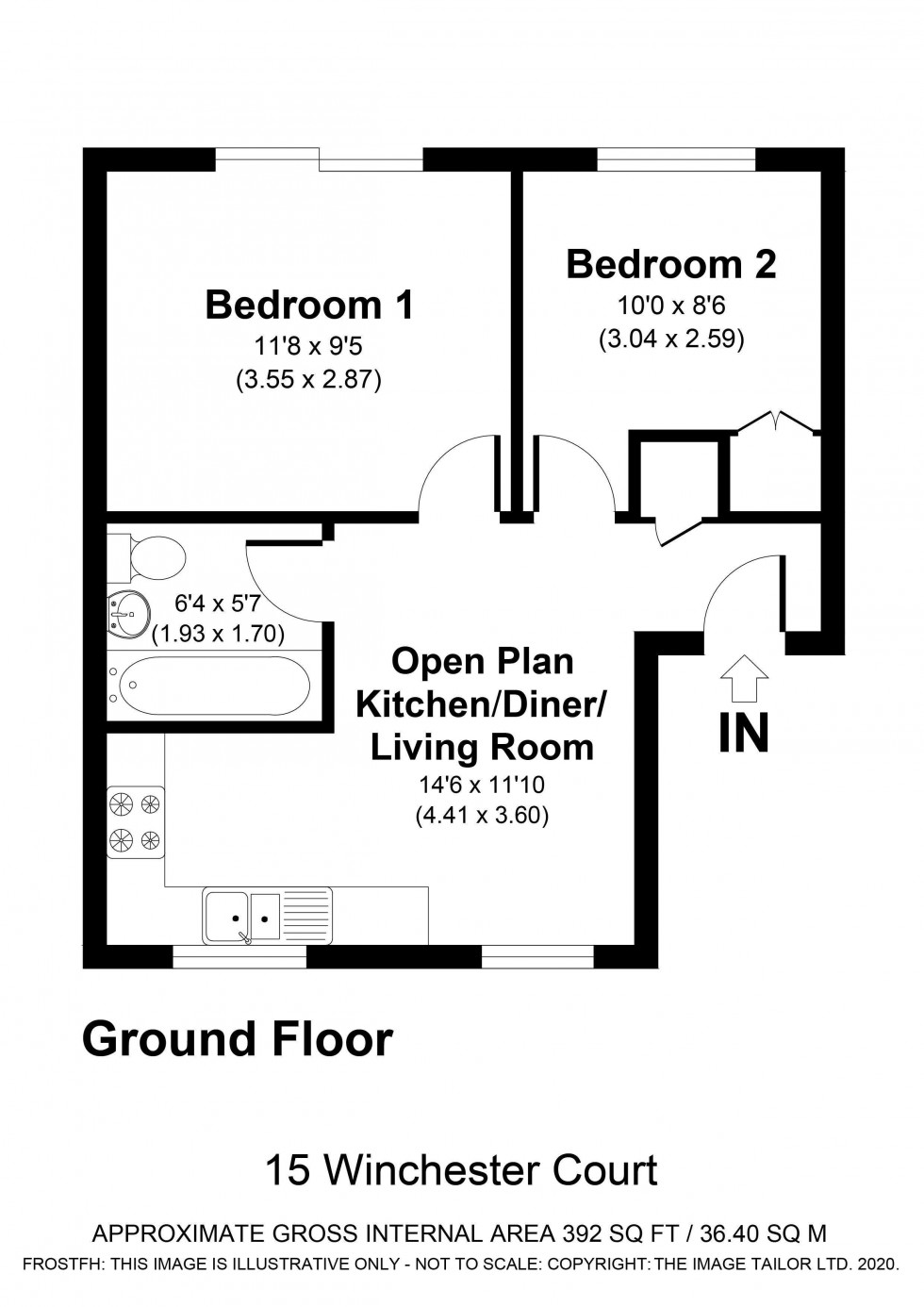 Floorplan for London Road, High Wycombe, HP11