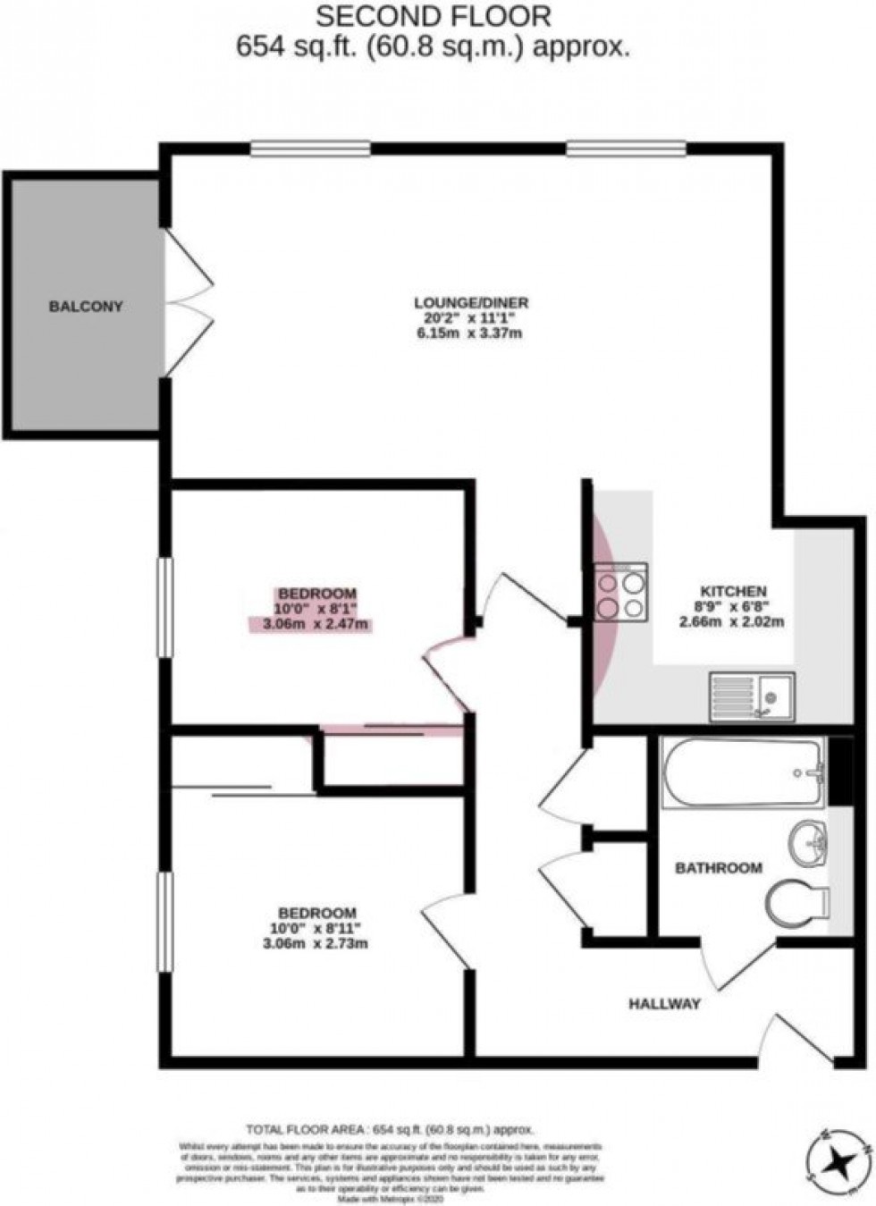Floorplan for Freer Crescent, High Wycombe, HP13