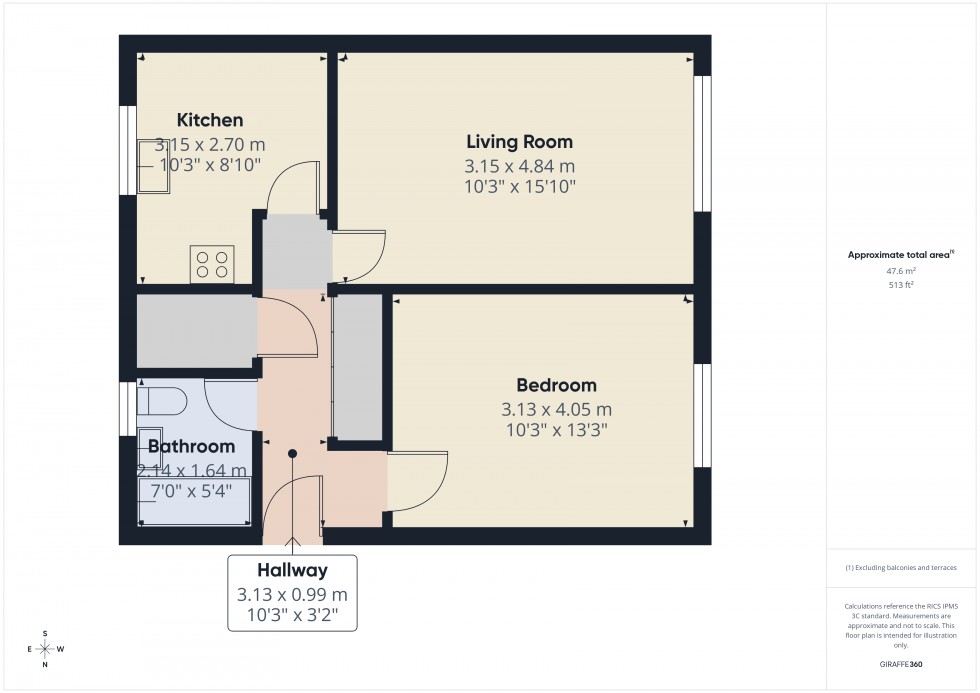 Floorplan for Magnolia Court, , TW13