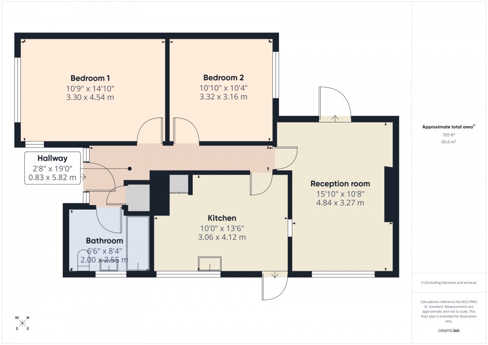 Floorplan for Hampton Lane, Hanworth, TW13