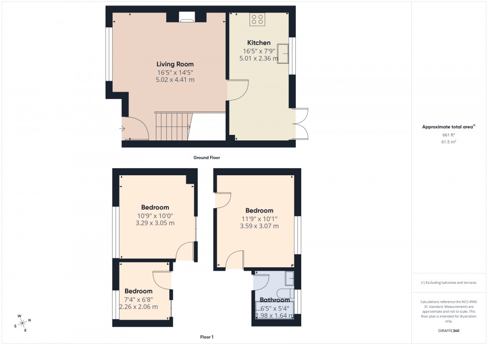 Floorplan for Feltham, , TW14