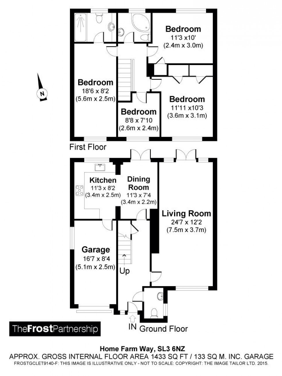 Floorplan for Stoke Poges, Buckinghamshire, SL3