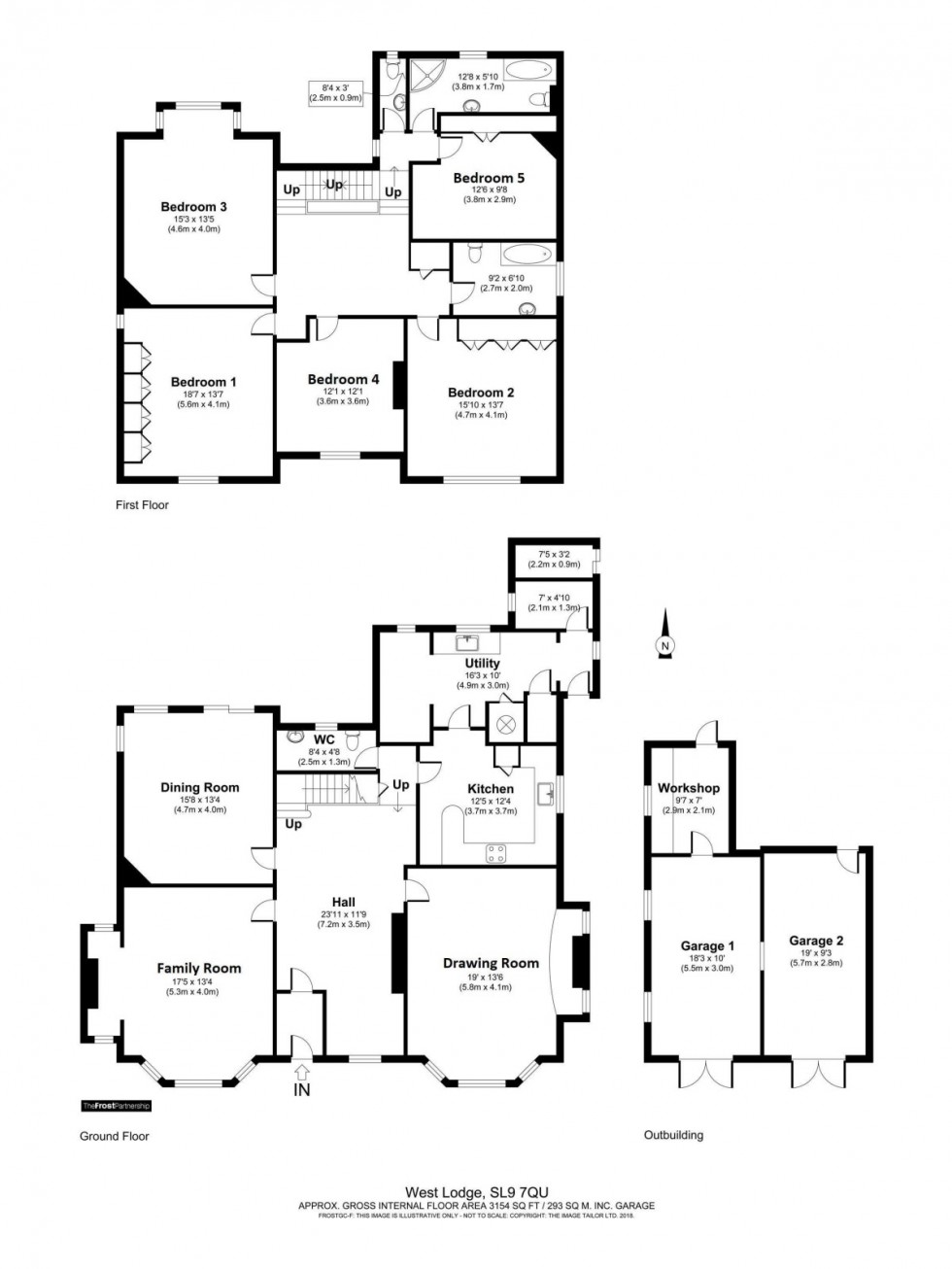 Floorplan for Bulstrode Way, Gerrards Cross, SL9