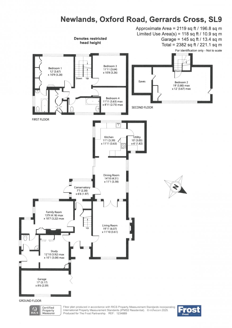 Floorplan for Gerrards Cross, Buckinghamshire, SL9