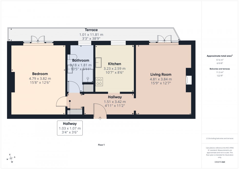 Floorplan for Farnham Royal, Farnham Royal, SL2