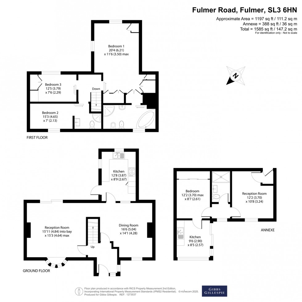 Floorplan for Fulmer, Buckinghamshire, SL3