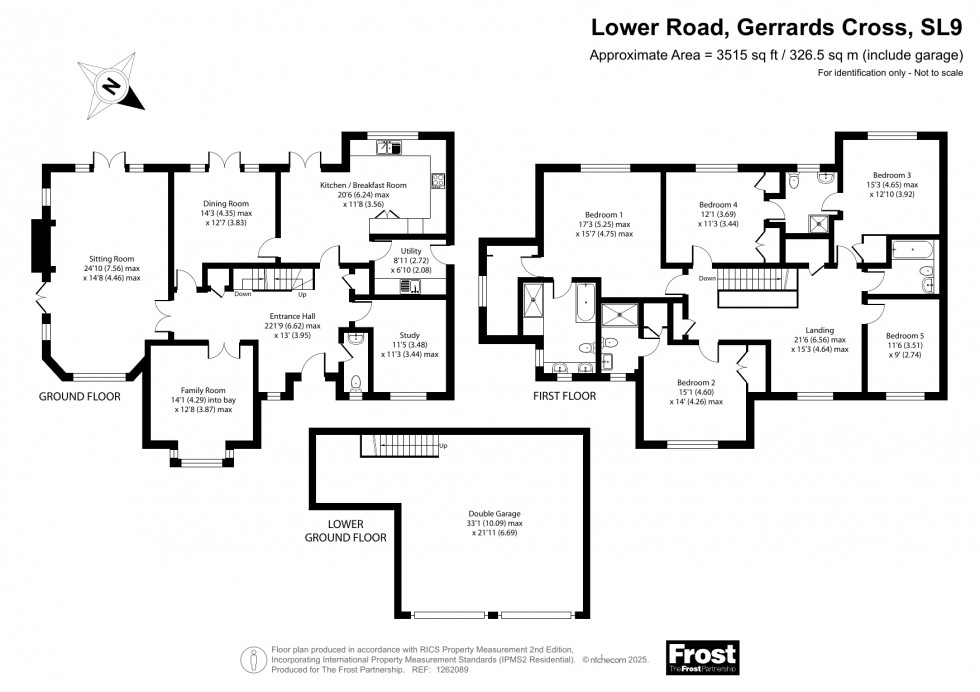 Floorplan for Gerrards Cross, Buckinghamshire, SL9