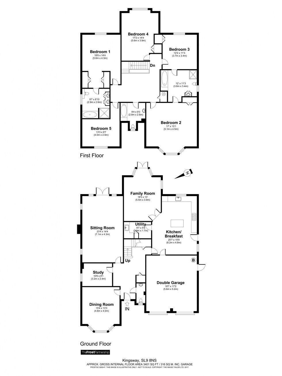 Floorplan for Chalfont St. Peter, Gerrards Cross, SL9