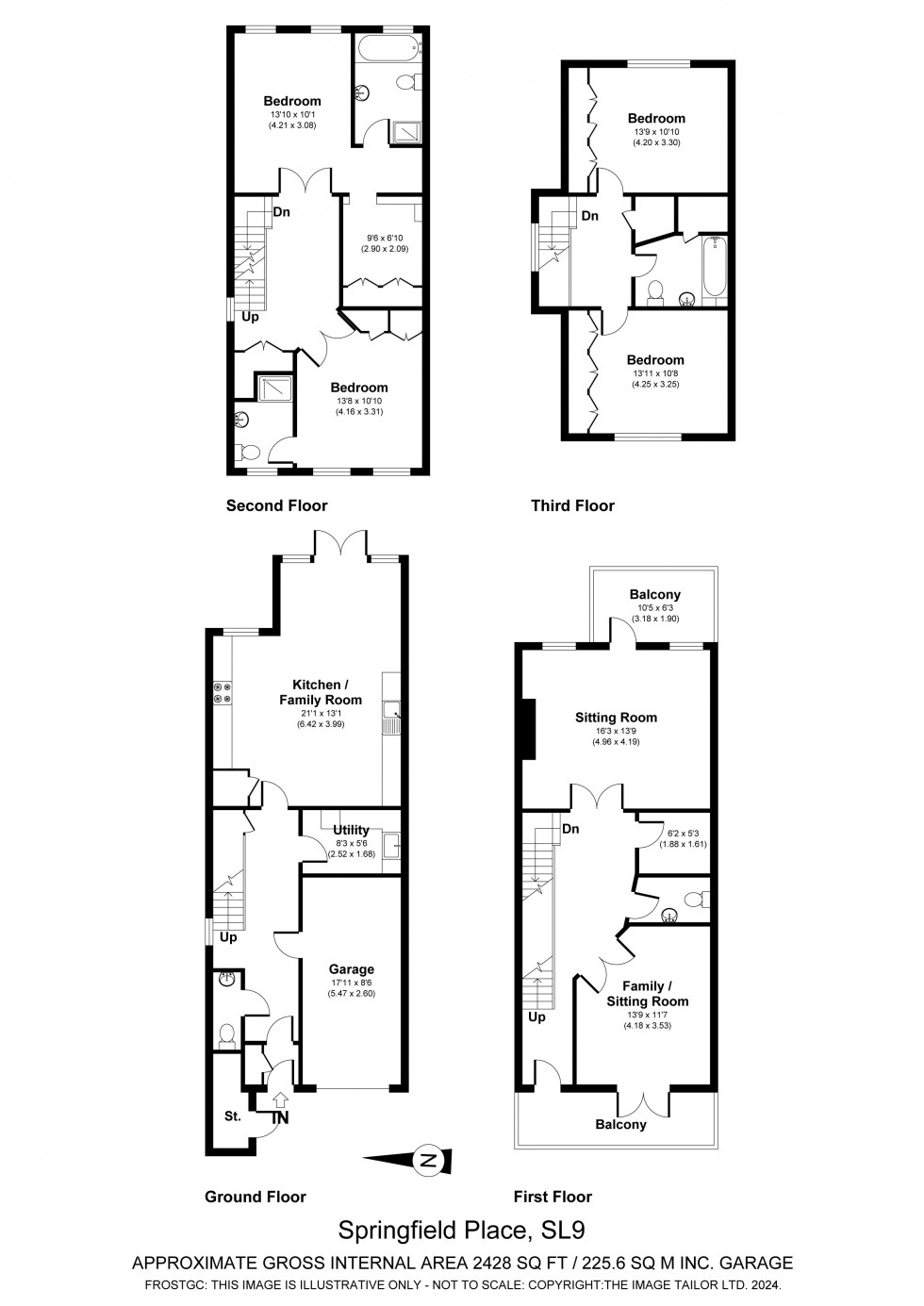 Floorplan for Gerrards Cross, Buckinghamshire, SL9