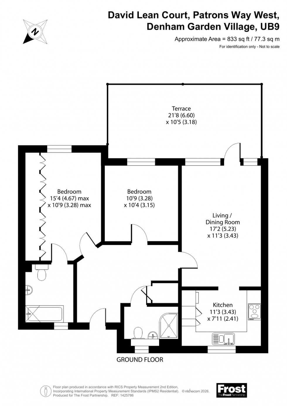 Floorplan for Patrons Way West, Denham Garden Village, UB9