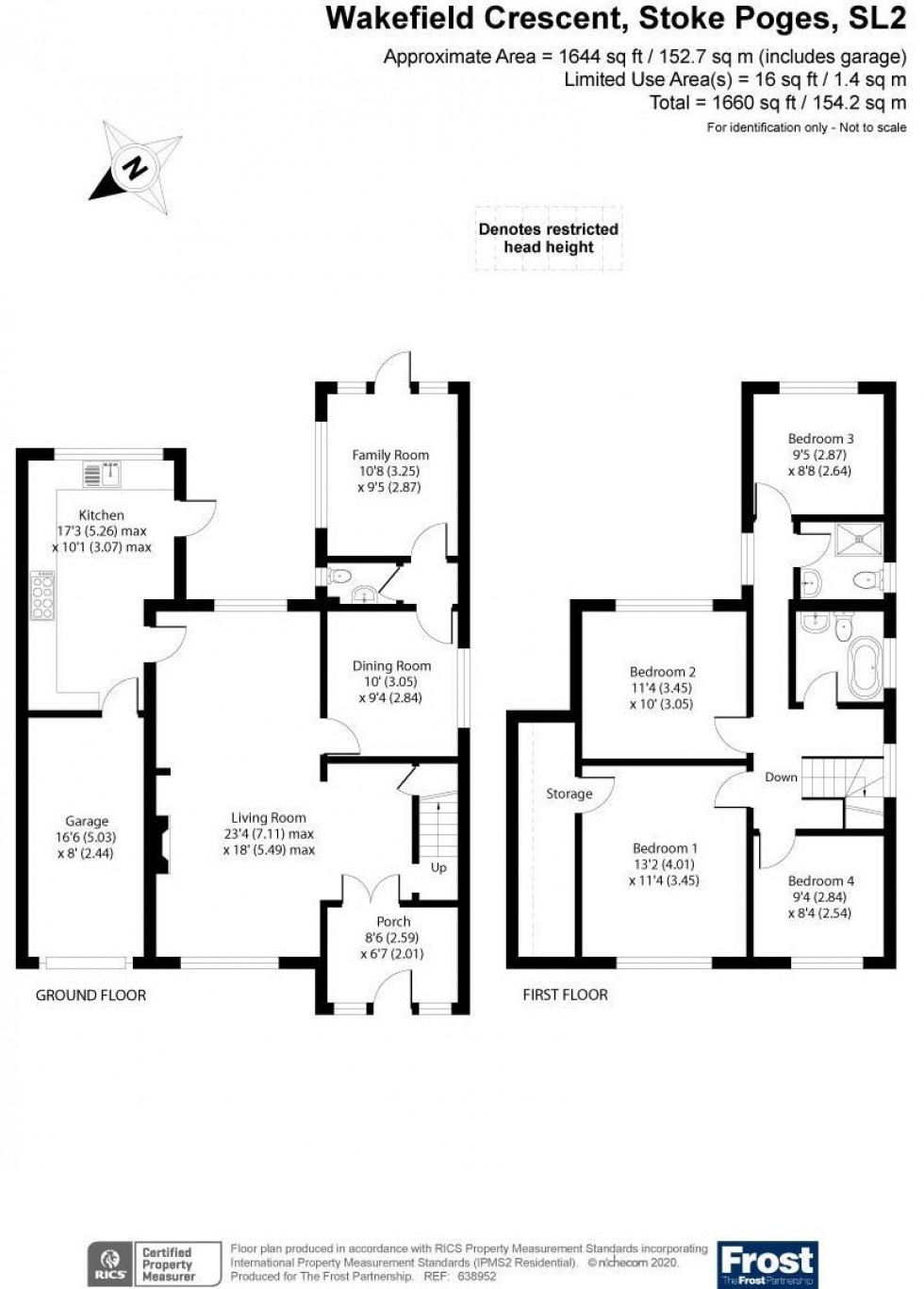 Floorplan for Stoke Poges, Buckinghamshire, SL2