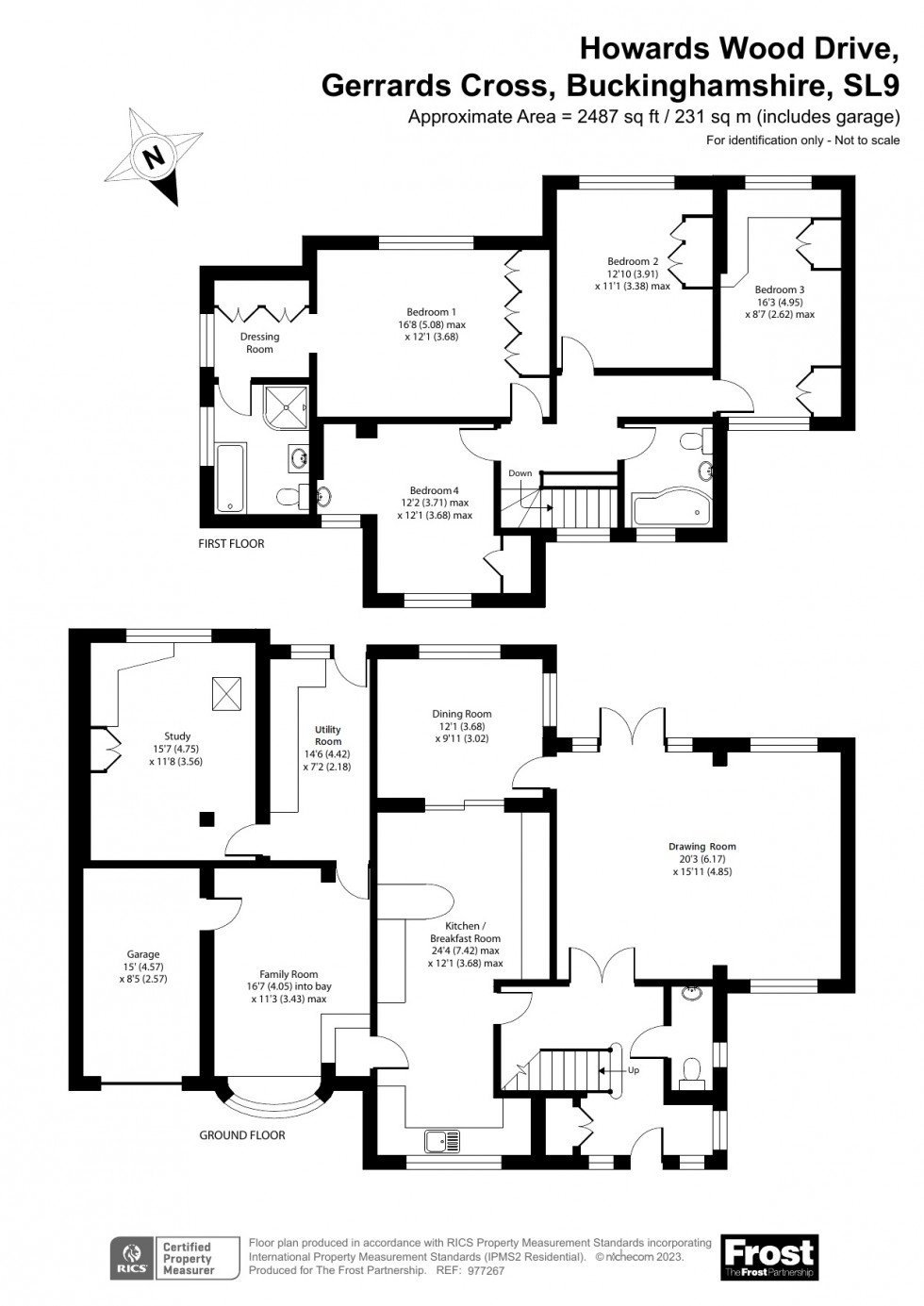 Floorplan for Gerrards Cross, Buckinghamshire, SL9