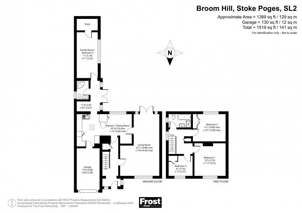 Floorplan for Stoke Poges, Buckinghamshire, SL2