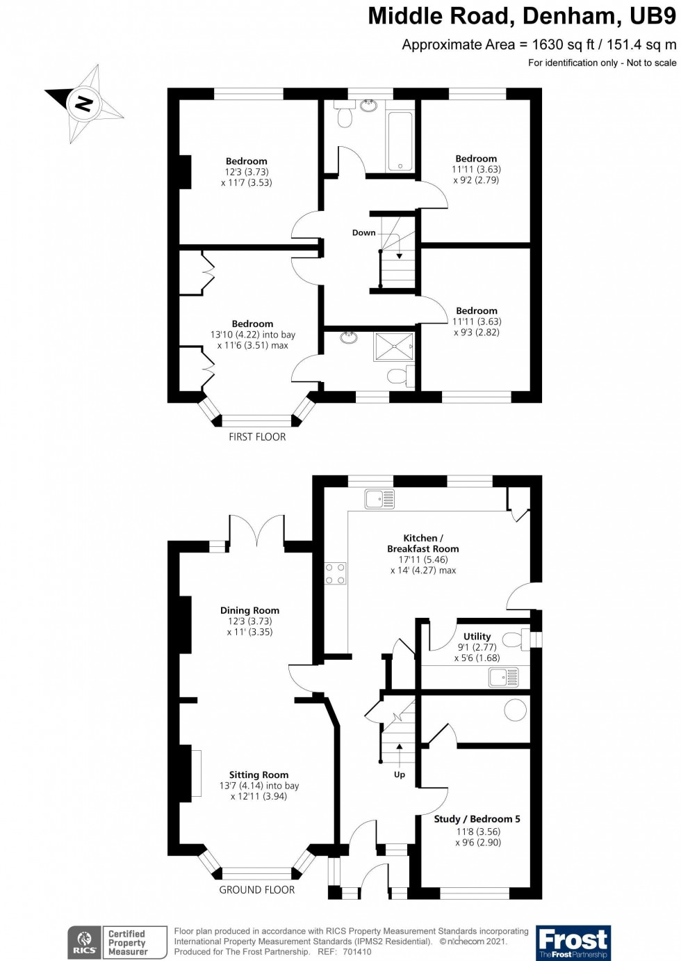 Floorplan for Denham, Buckinghamshire, UB9