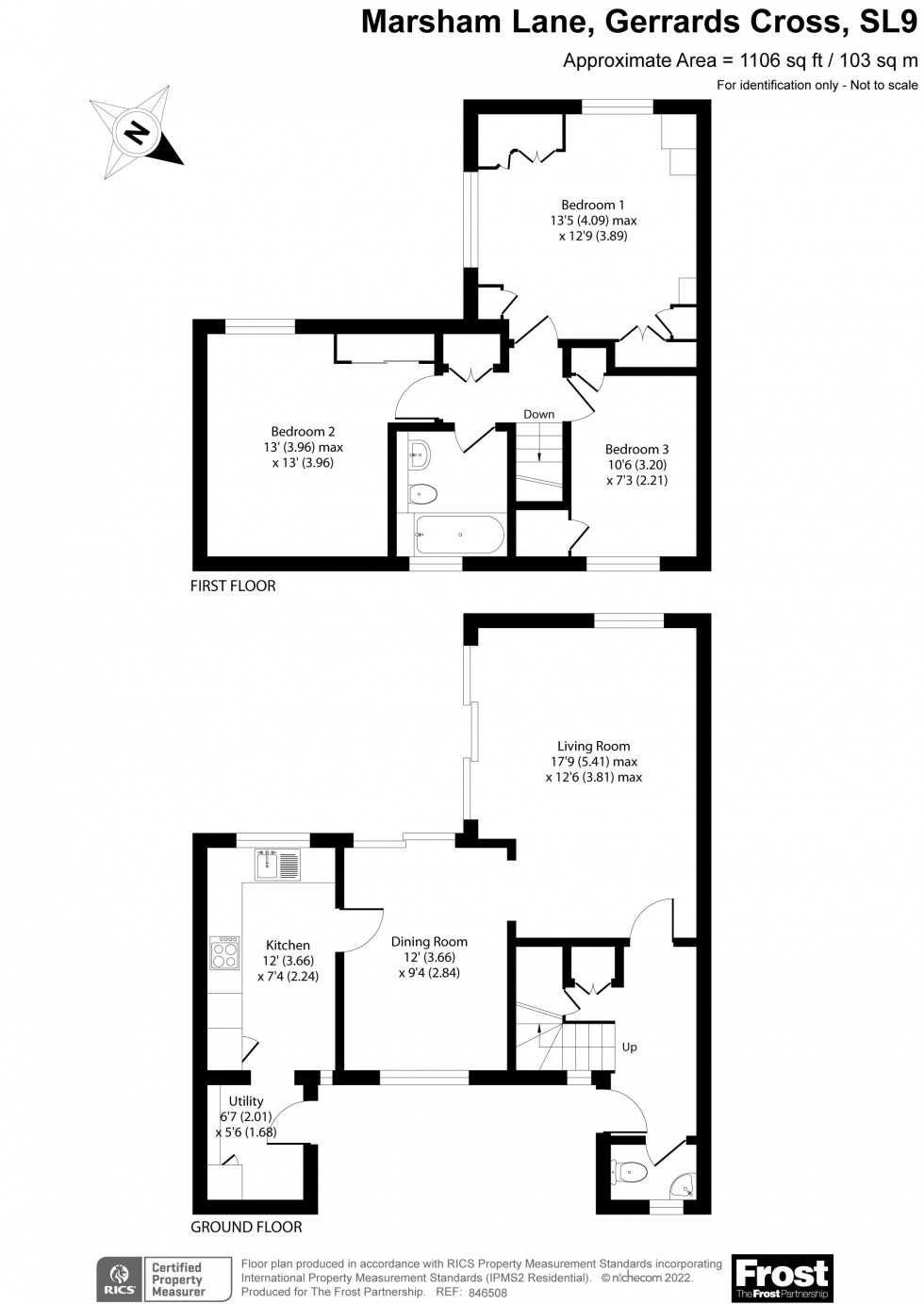 Floorplan for Marsham Lane, Gerrards Cross, SL9