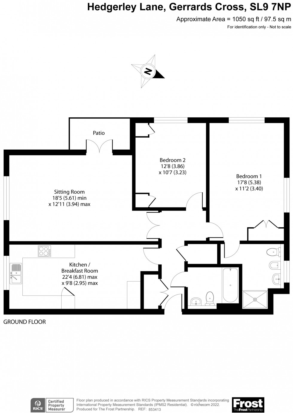 Floorplan for Hedgerley Lane, Gerrards Cross, SL9