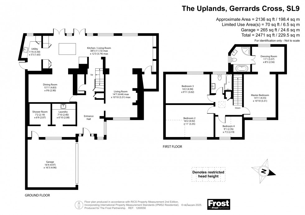 Floorplan for Gerrards Cross, Buckinghamshire, SL9
