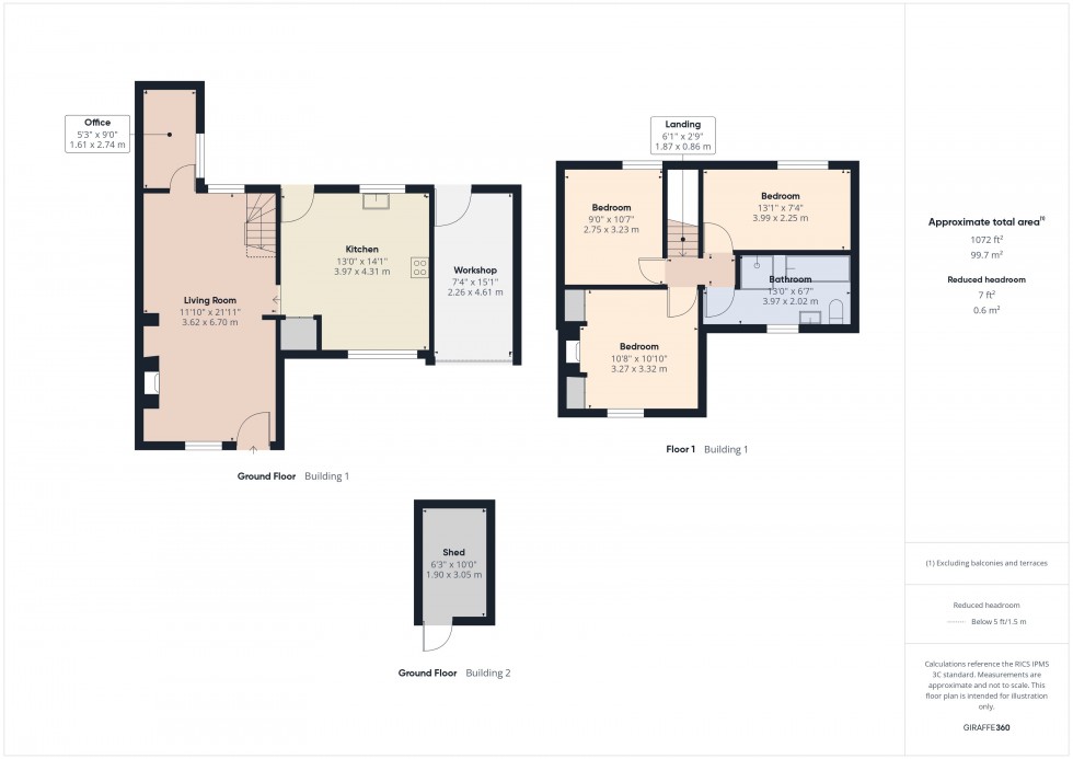 Floorplan for Stoke Poges, Buckinghamshire, SL3