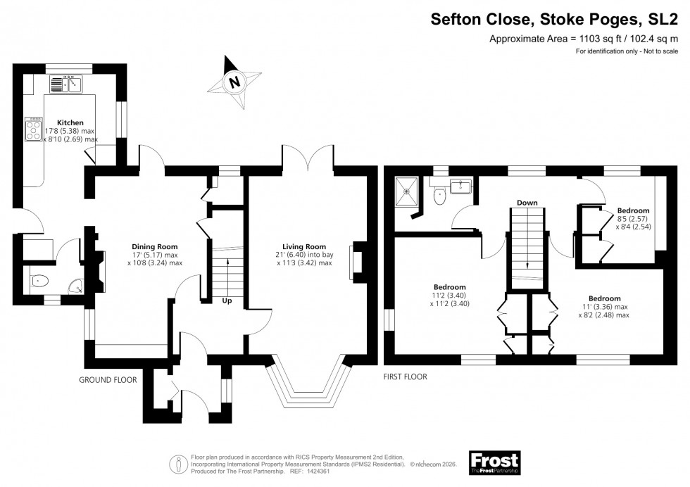 Floorplan for Stoke Poges, Buckinghamshire, SL2