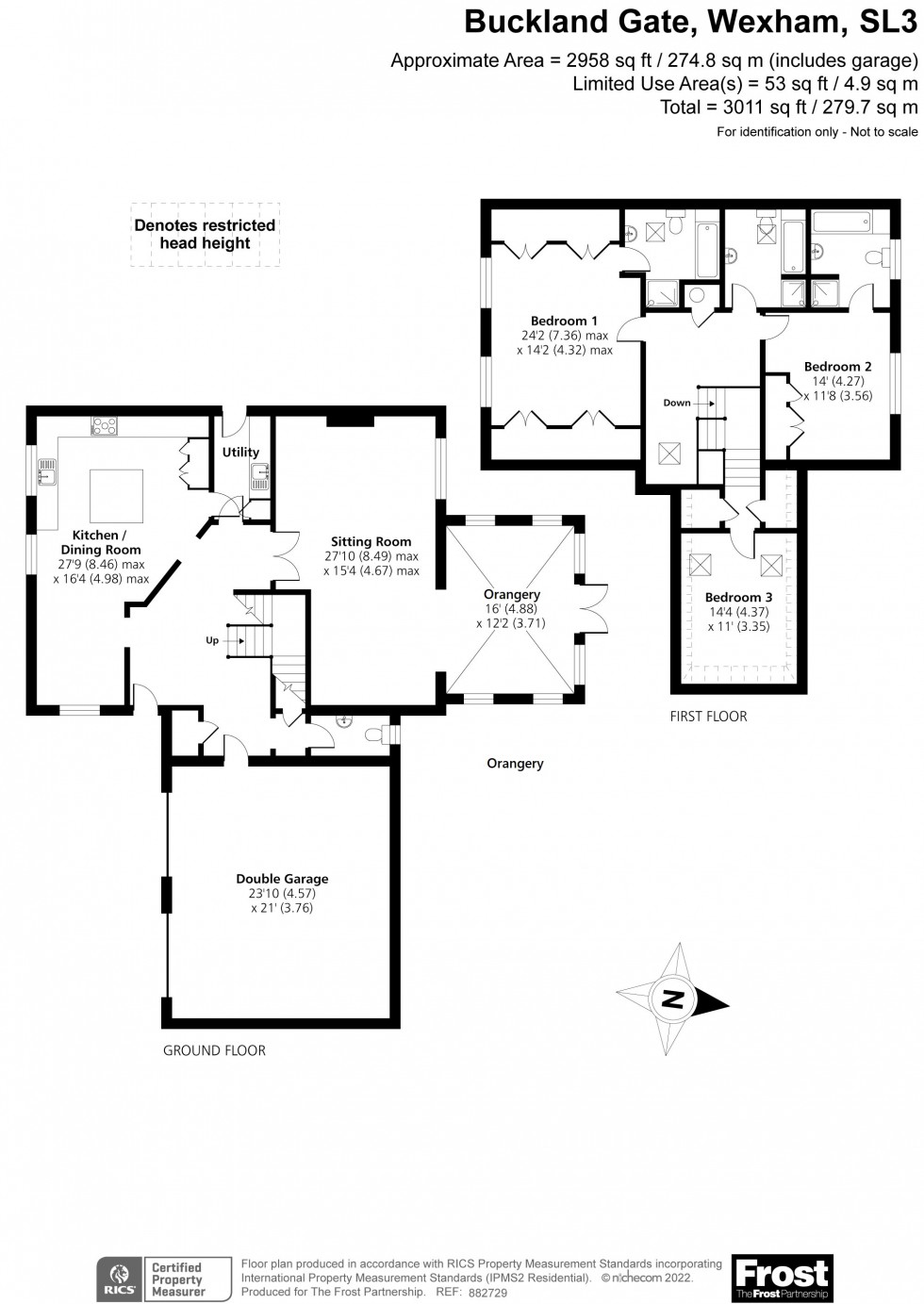 Floorplan for Wexham, Buckinghamshire, SL3