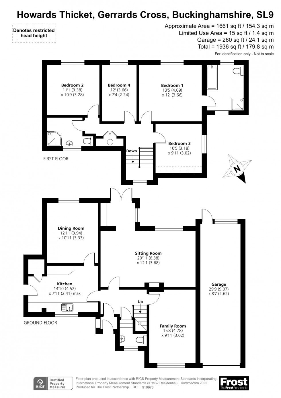 Floorplan for Gerrards Cross, Buckinghamshire, SL9