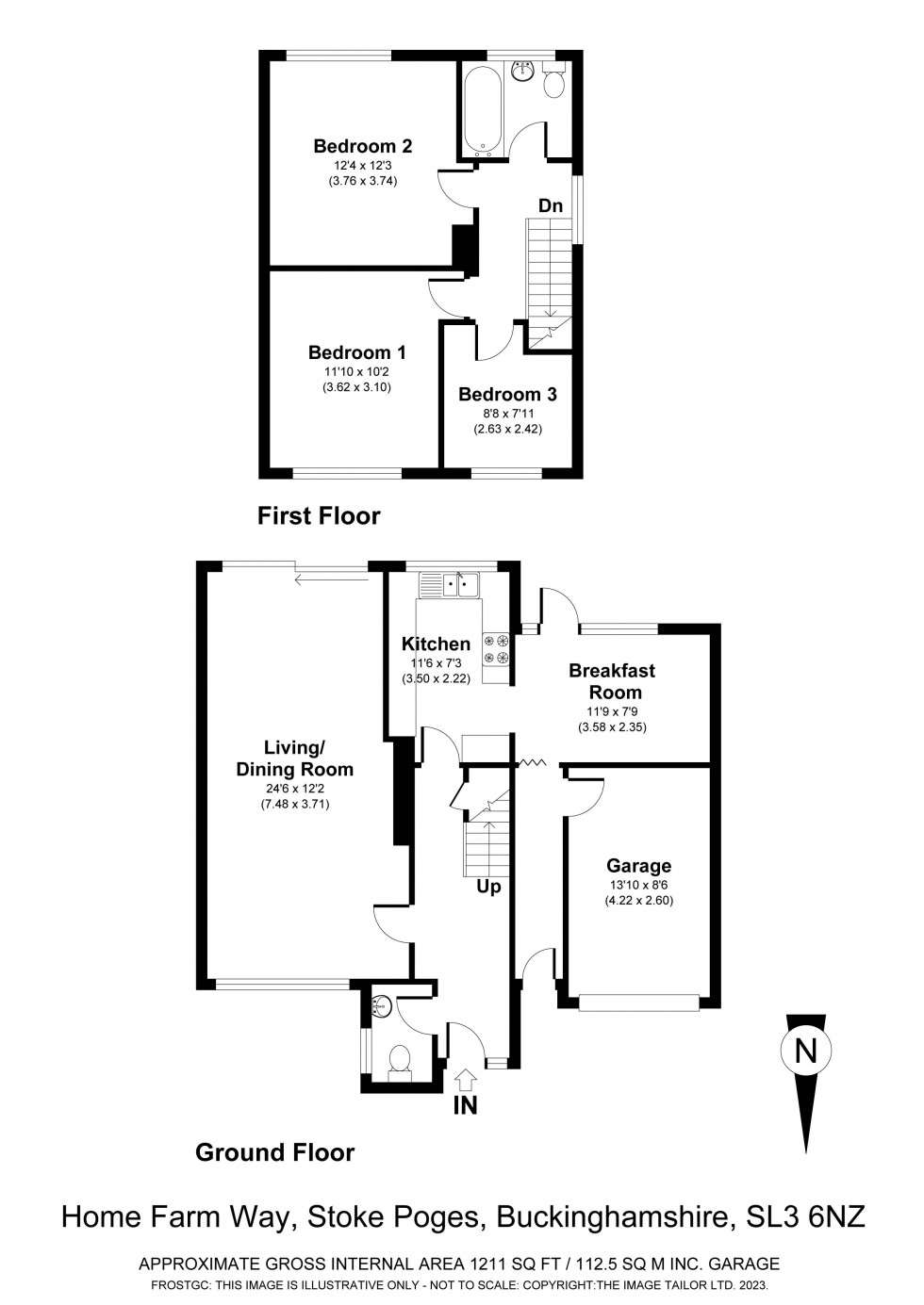 Floorplan for Stoke Poges, Buckinghamshire, SL3