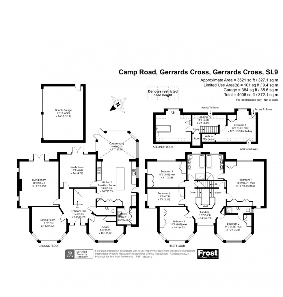 Floorplan for Gerrards Cross, Buckinghamshire, SL9