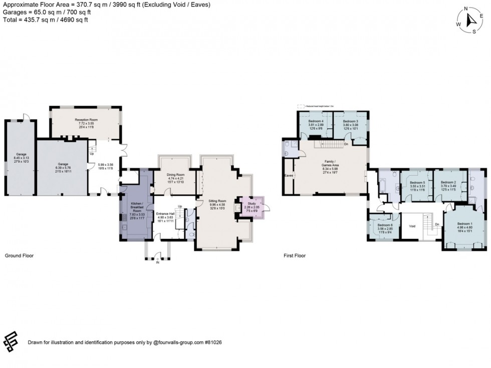 Floorplan for Gerrards Cross, Buckinghamshire, SL9
